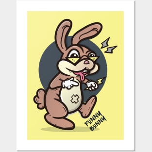 Funny Bunny Posters and Art